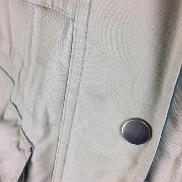 Jacket London Fog Tan & Green Removable Hood Jacket Coat - Picture 10 of 15